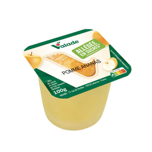 Purée de pommes/ananas sans sucre ajouté