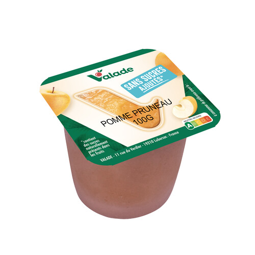 Purée de pommes/pruneaux sans sucre ajouté
