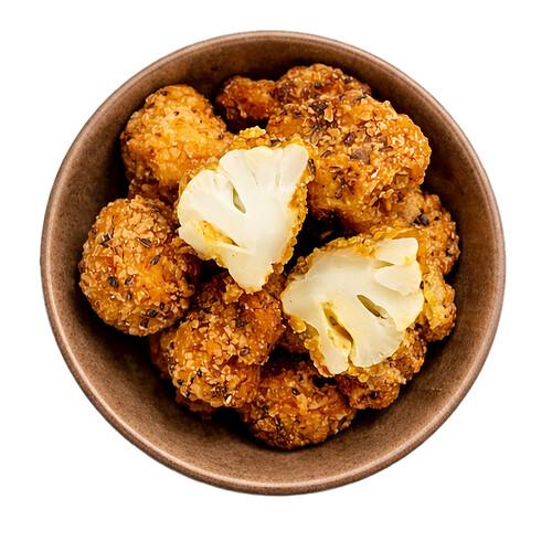Crispy wings chou-fleur
