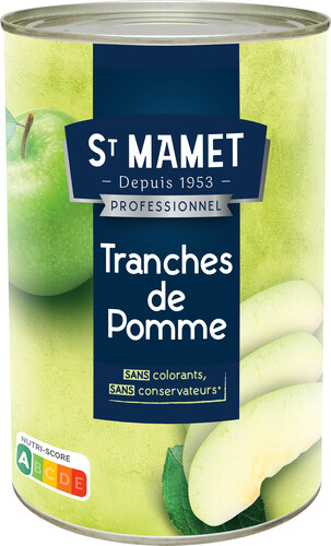 Tranches de pommes préservées