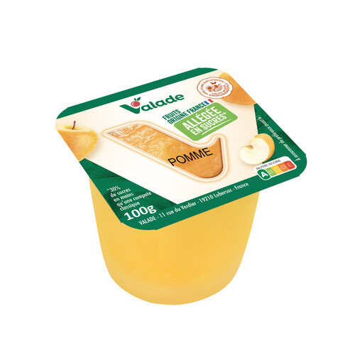 Compote de pommes allégée en sucres HVE