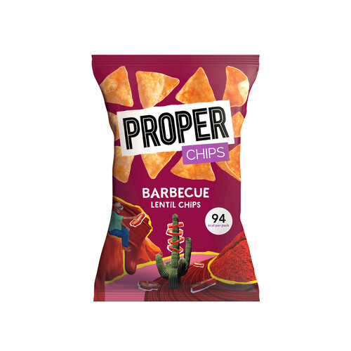 Chips de lentilles barbecue
