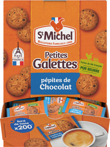 Petite galette aux pépites de chocolat