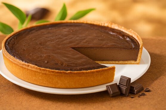 Flan au chocolat diamètre 27 cm prêt à cuire