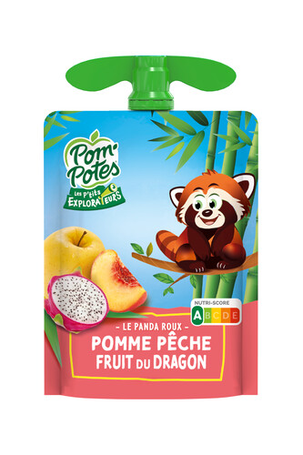 Gourdes pommes pêches fruits du dragon