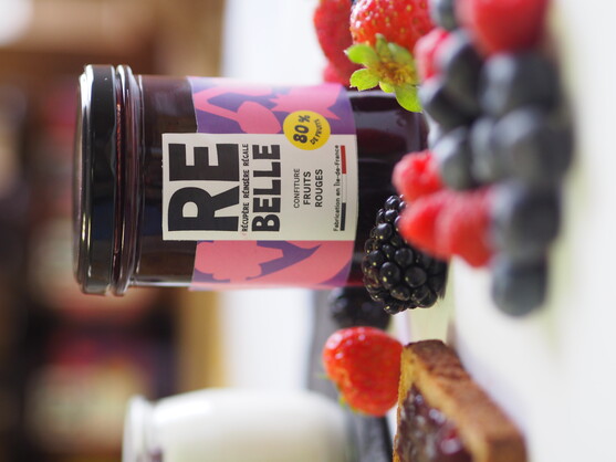 Confiture fruits rouges produit local
