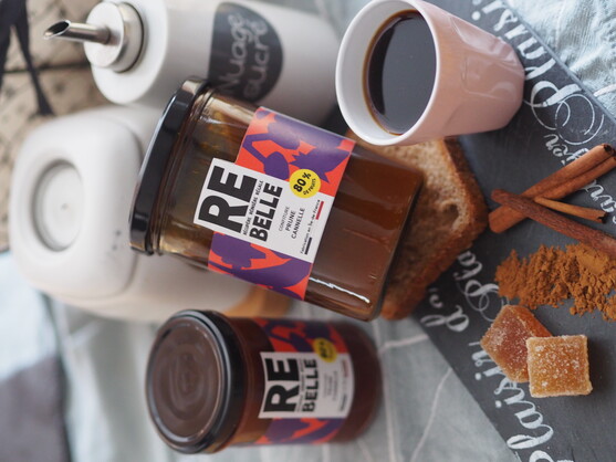 Confiture prunes cannelle produit local