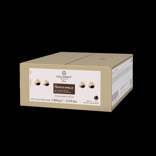 Boule truffe au chocolat noir