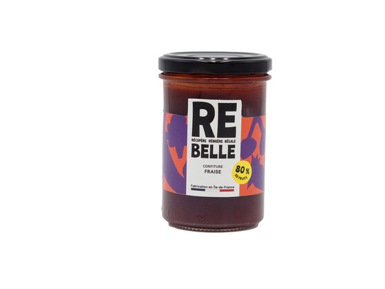 Confiture fraise produit local