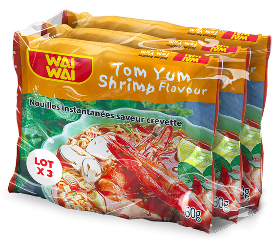 Nouilles instantanées crevettes 60g