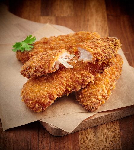 Aiguillette de poulet pané aux cornflakes halal