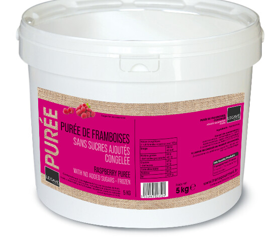 Purée framboise sans sucre ajouté 