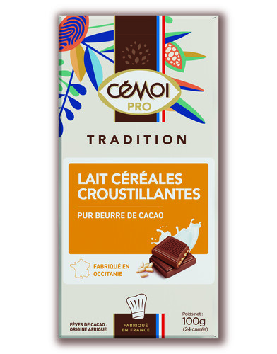 Chocolat lait aux céréales