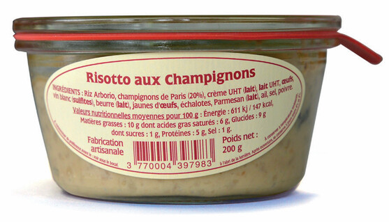 Risotto aux champignons  