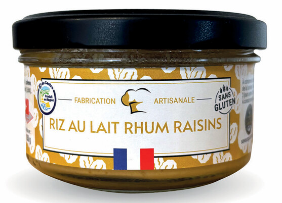 riz au lait rhum raisins  