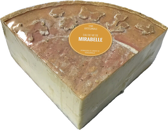 Tome affinée à l'au de vie de mirabelle