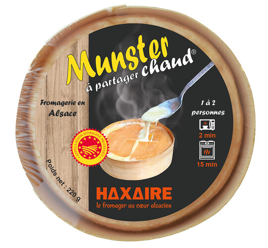 Munster à partager chaud aop
