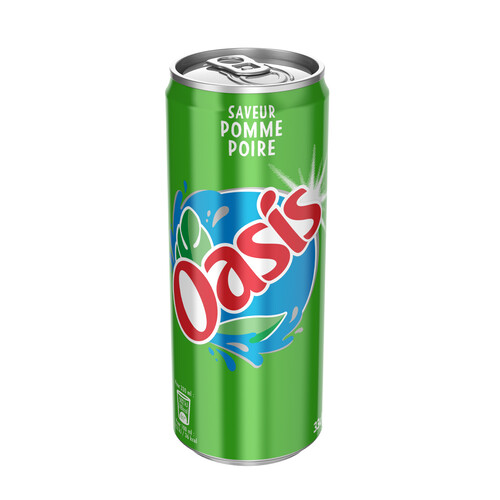 Oasis pomme poire slim boite de 33 cl