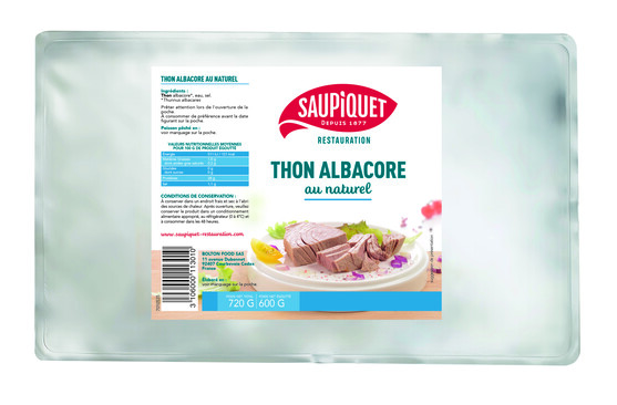 Thon albacore nature
