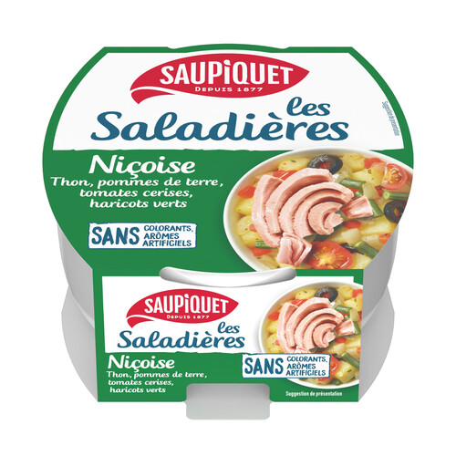 Saladière niçoise bol en aluminium pièce de 220g