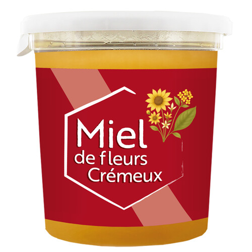 Miel mille fleurs crémeux  