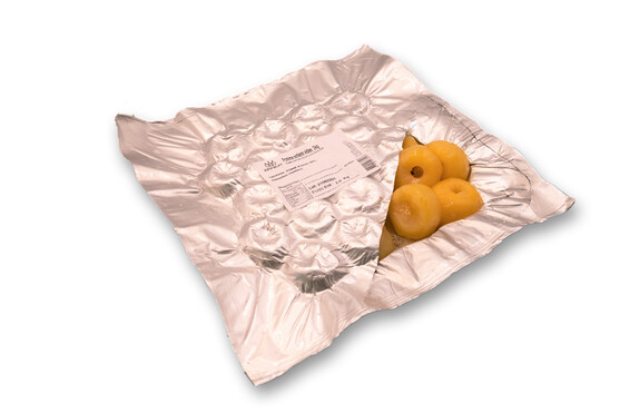 Pomme golden cuite entière pelée hve