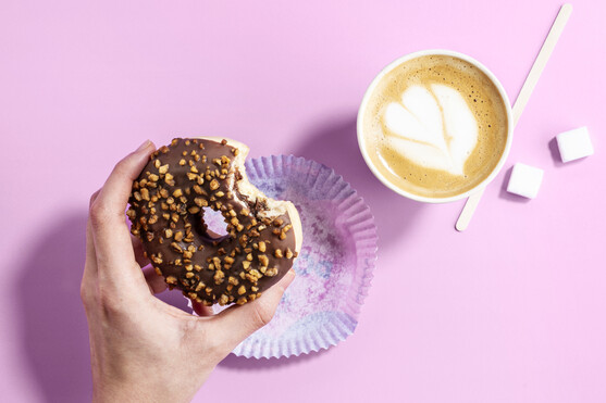 Donut chocolat noisettes