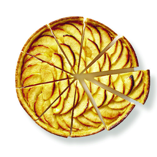 Tarte aux pommes pur beurre prédécoupée 10 parts