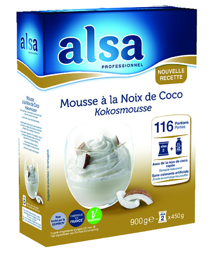 Mousse noix de coco 116 portions