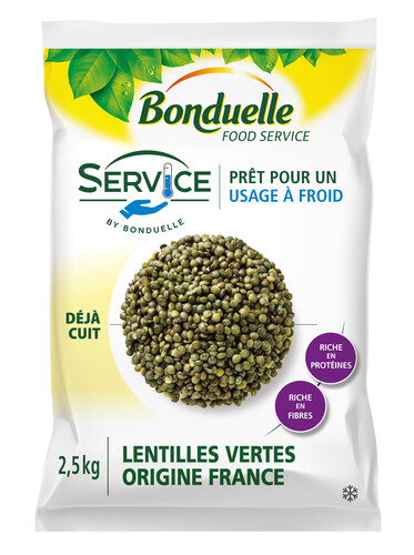 Lentilles vertes service  