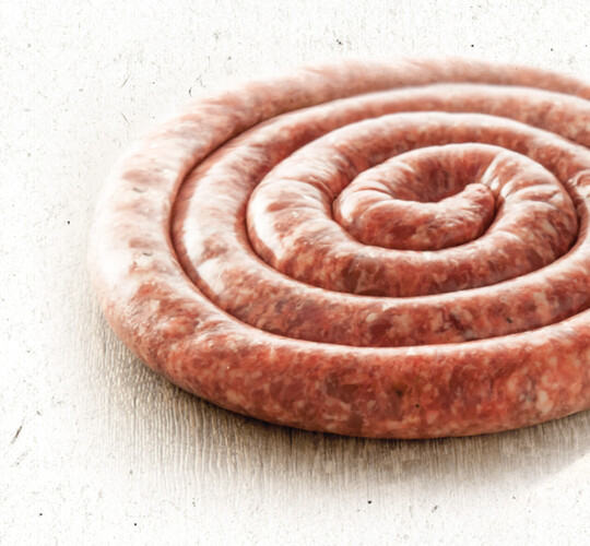 Saucisse de toulouse brasse VPF sans colorant