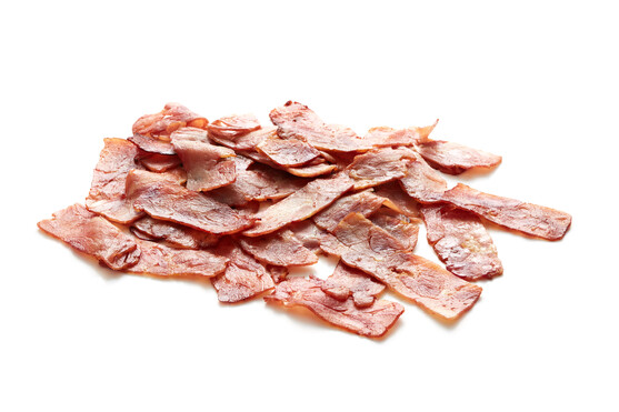 Tranchette de bacon de poulet saveur fumée halal