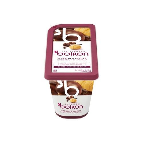 Purée de marron à la gousse de vanille 