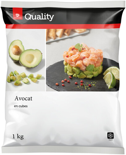 Avocat cube sachet de 1 kg