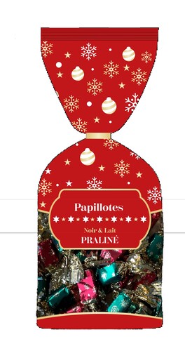 PAPILLOTE PRALINE NR/LAIT  