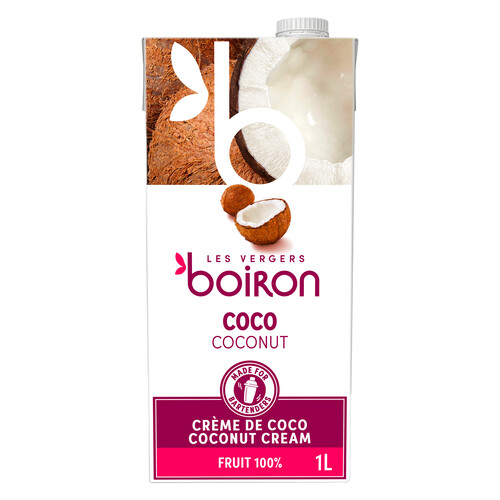 CREME COCO NON SUCREE PASTEURISEE