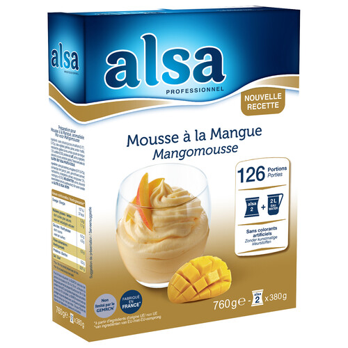 Mousse à la Mangue 100 portions