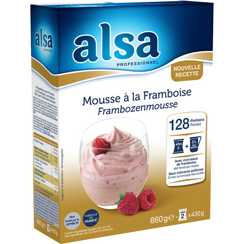 Mousse à la Framboise 100 portions