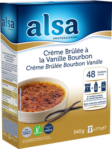 Crème Brûlée Vanille Bourbon 40 portions