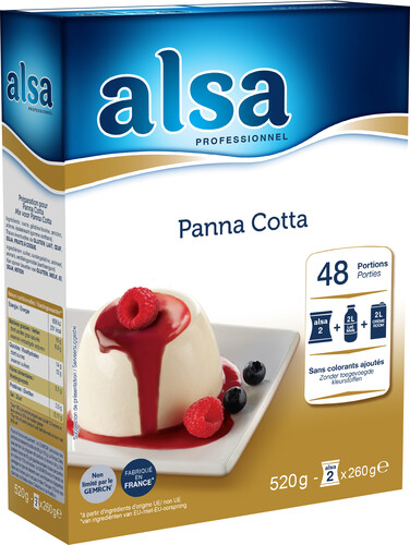 Panna Cotta 520g 48 portions