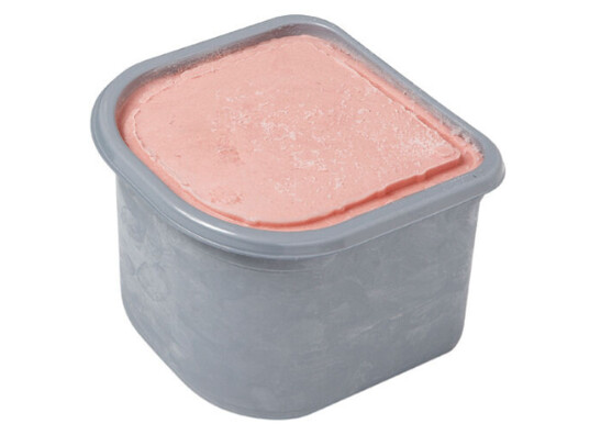 Bac à glace usage unique en ps gris, surgélation -40°c contenance 2.5 l