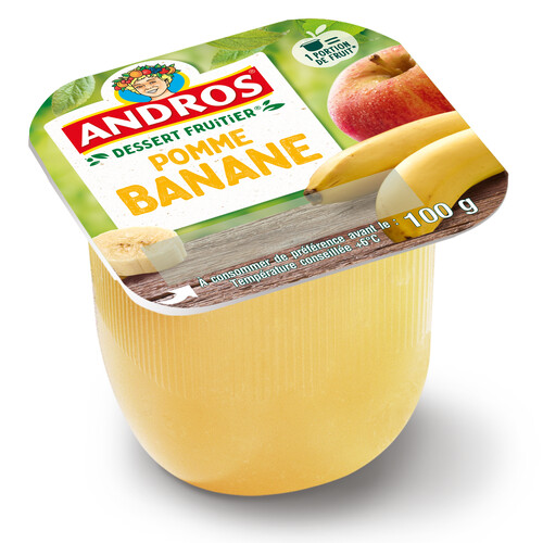 Dessert fruits pomme banane