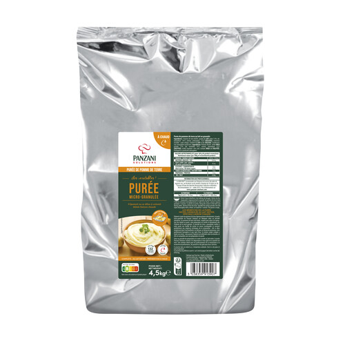 Purée micro granulée Rehydratable à chaud