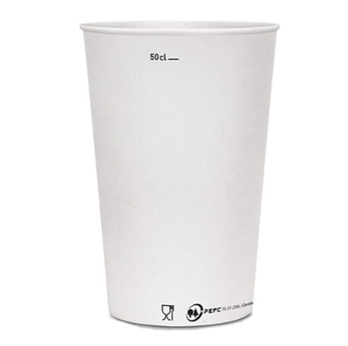 Goblet en carton blanc 50cl 