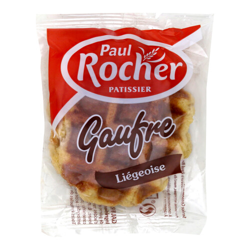 Gaufre liégeoise pièce de 55 g colis de 42