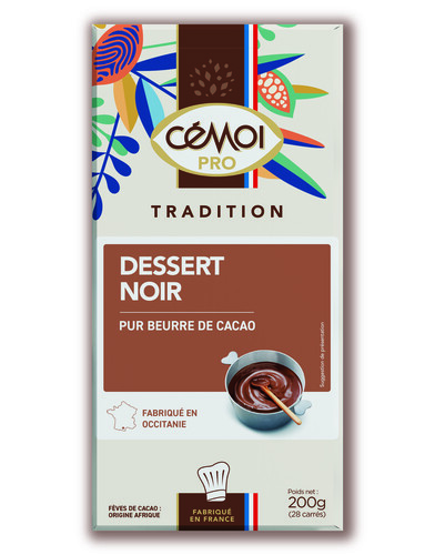 Chocolat noir dessert 52%  