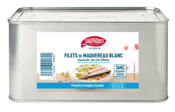 Filet de maquereau au vin blanc