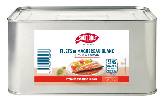 Filet de maquereau à la sauce tomate