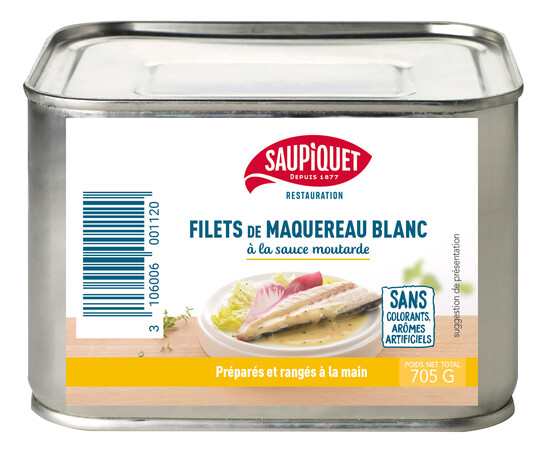 Filet de maquereau sauce à la moutarde