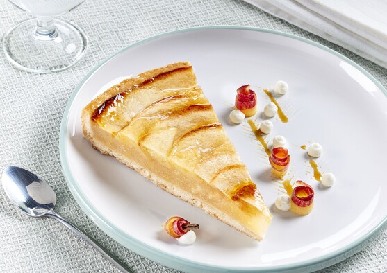 Tarte aux pommes pur beurre prédécoupée 8 parts